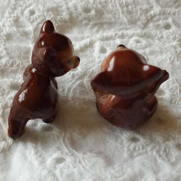 Vintage Hagen Renaker tiny porcelain bear cubs - Picture 5 of 6
